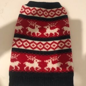 Christmas dog sweater